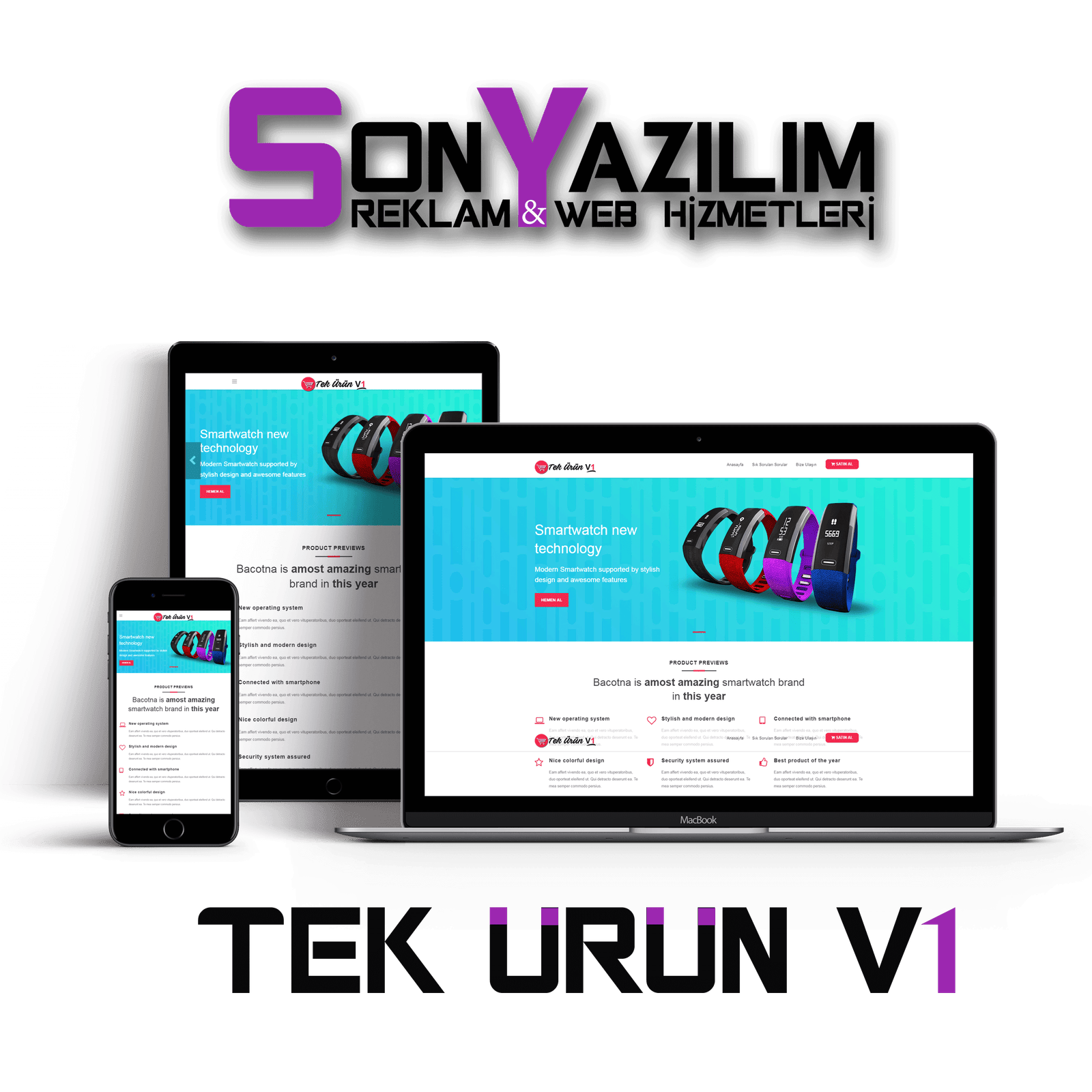 Mobil Uyumlu PHP PDO Tek Ürün Satış Scripti SMS Bildirim